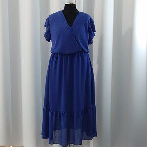 Pretty Garden dress xl Royal blue